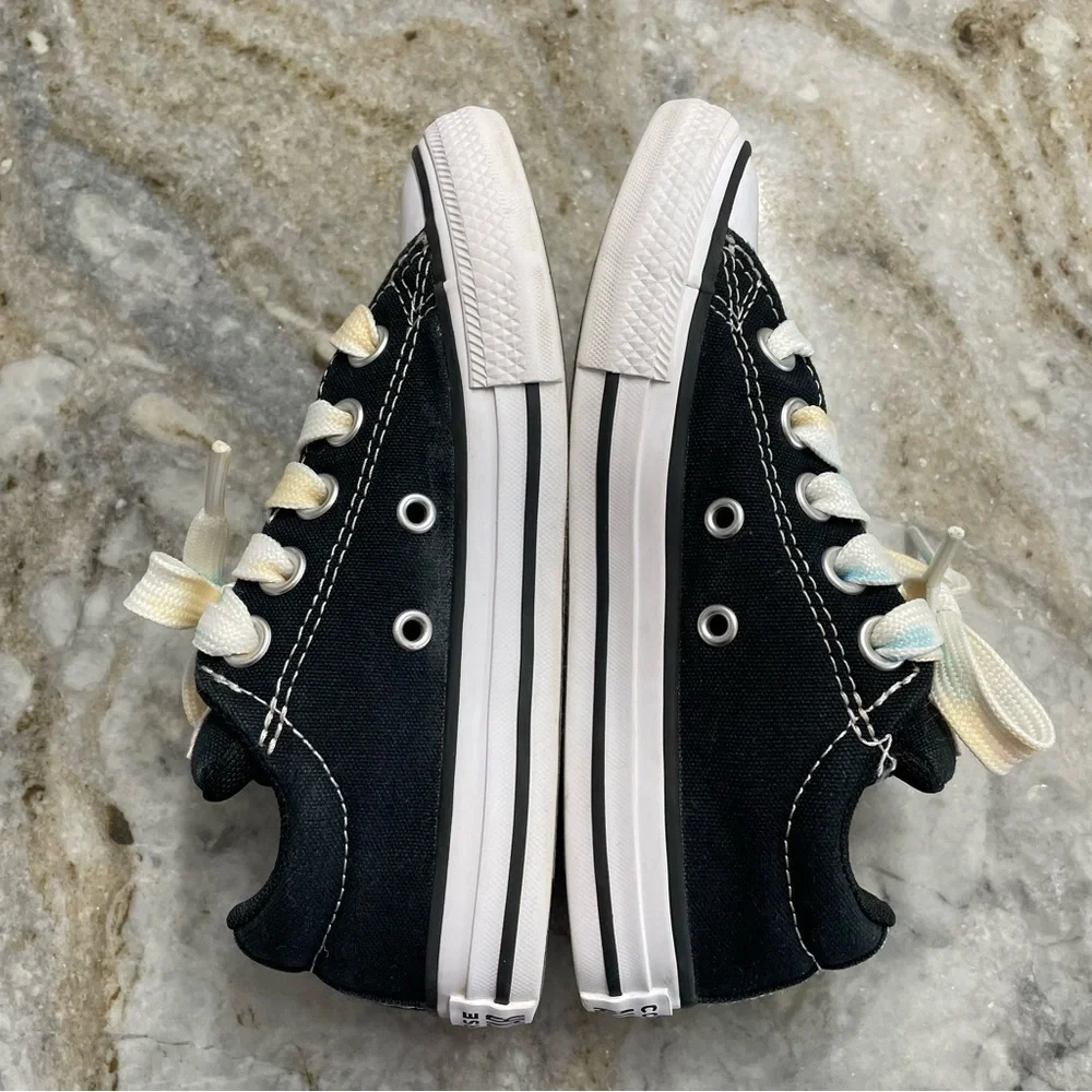 Kids Black and White Converse Toddler size 12